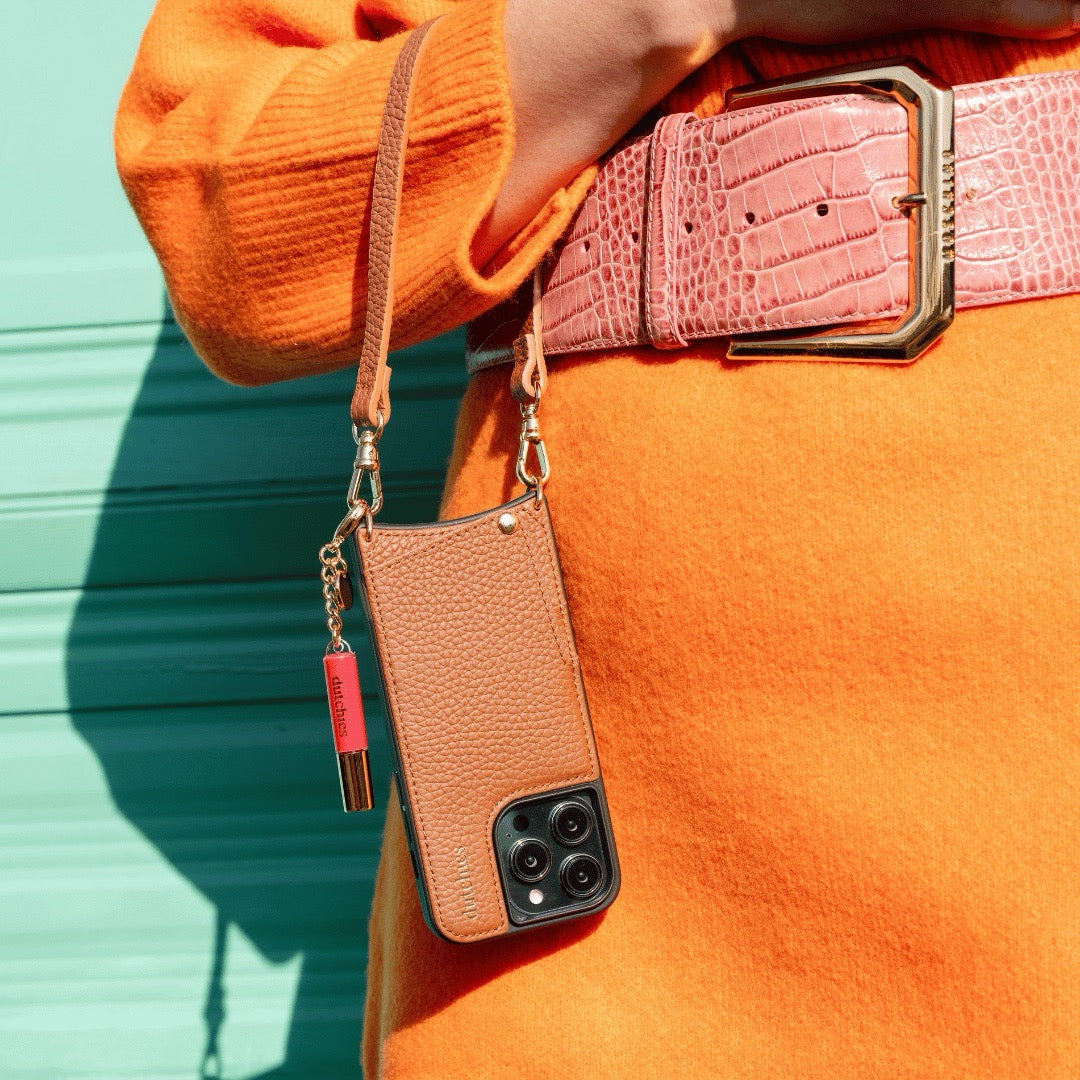 Phone Charm | Slimline | Brown