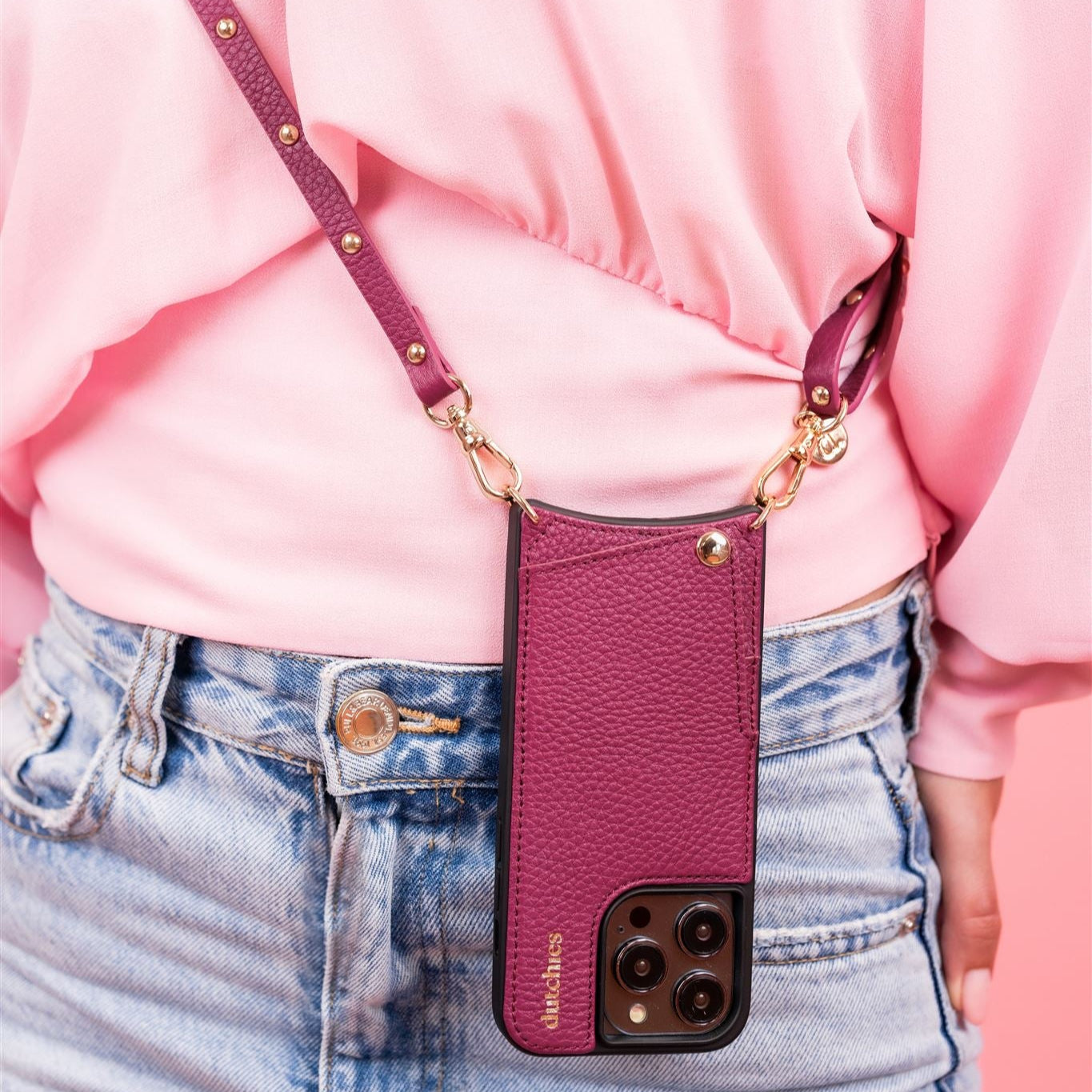 Slimline | Riemen Studs | Ruby