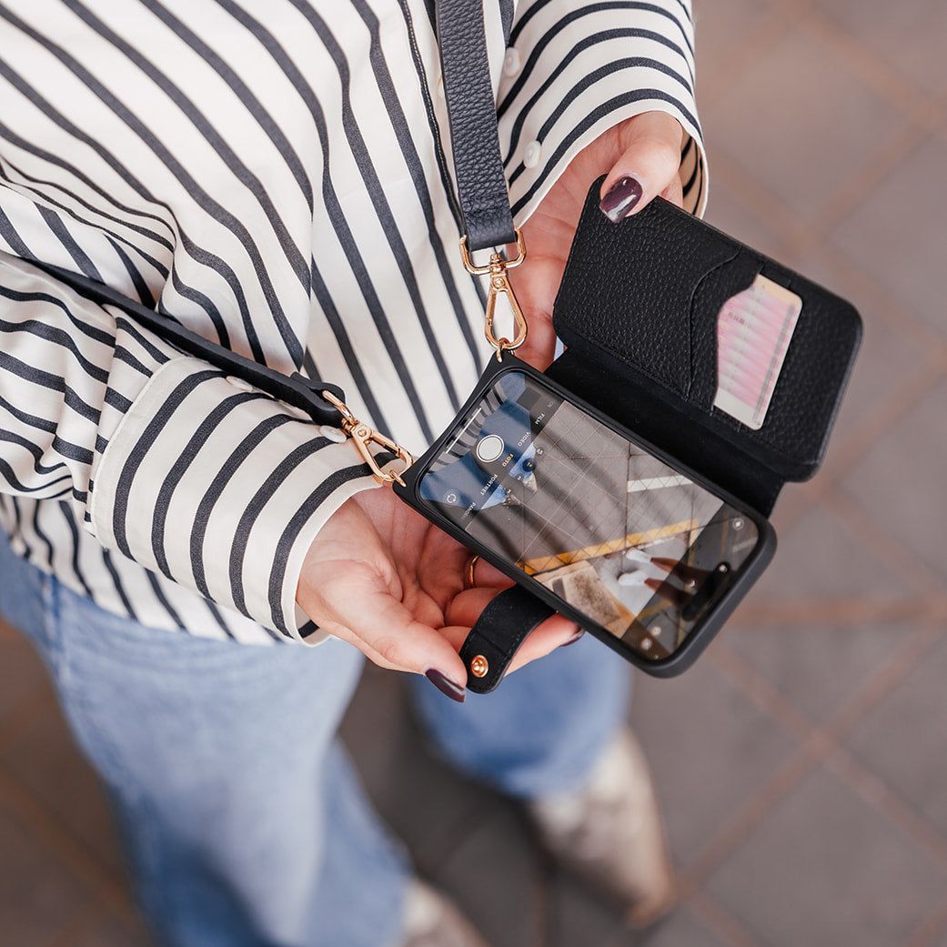 Klassisches Set | iPhone Etui | Schwarz