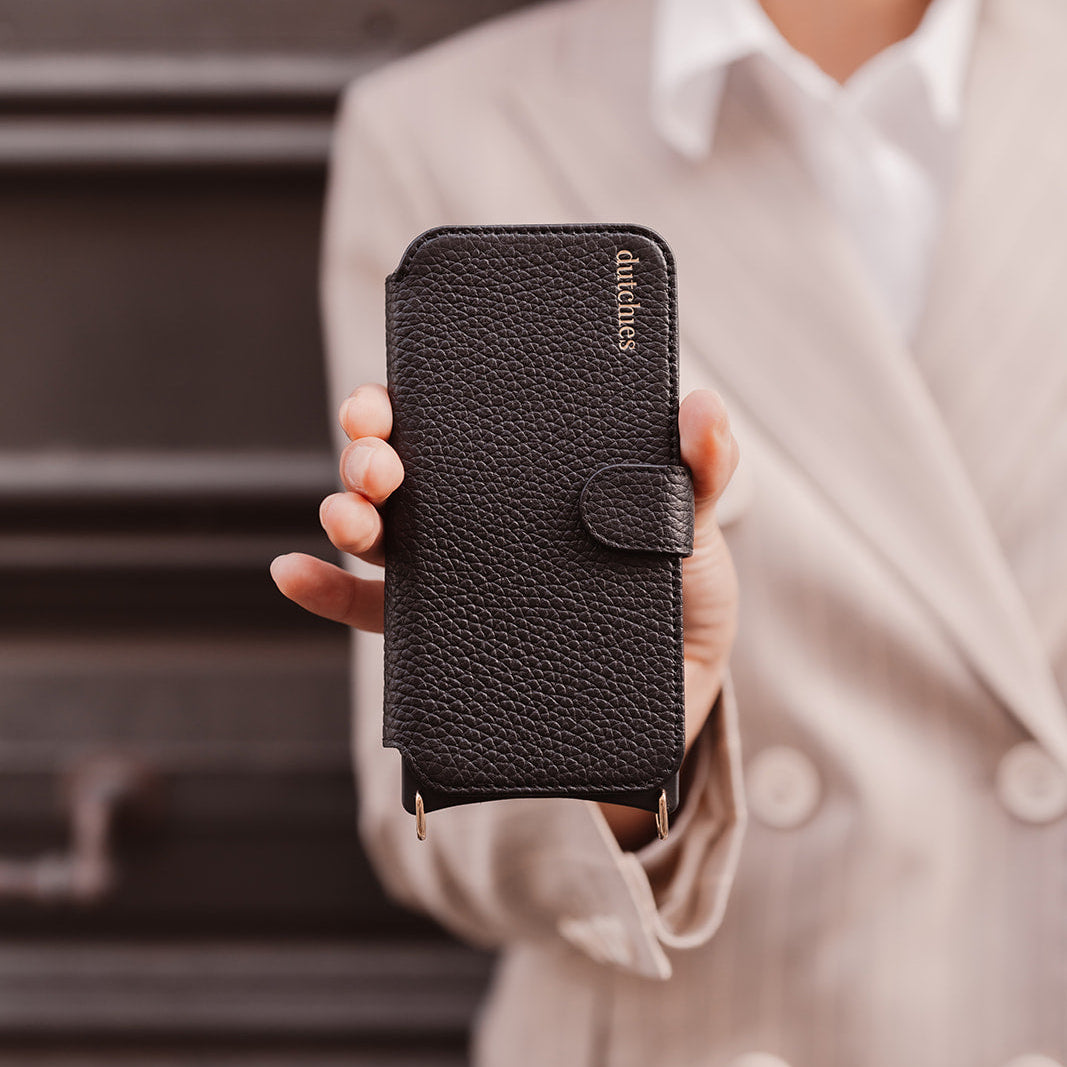 Klassisches Set | iPhone Etui | Schwarz