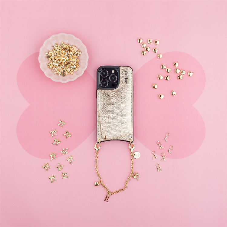 Dutch Bandolier | Telefoonkoord | Goud