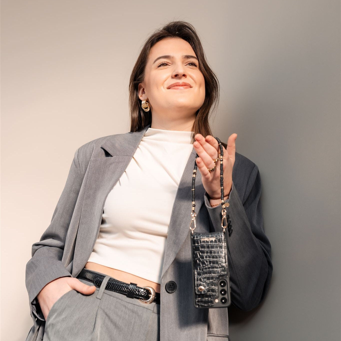 Samsung Case | Noir | Gold