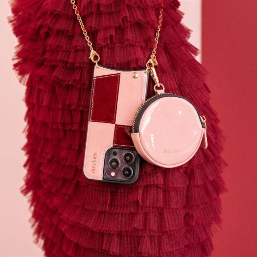 Mini Handytasche Emma | Gloss Pink