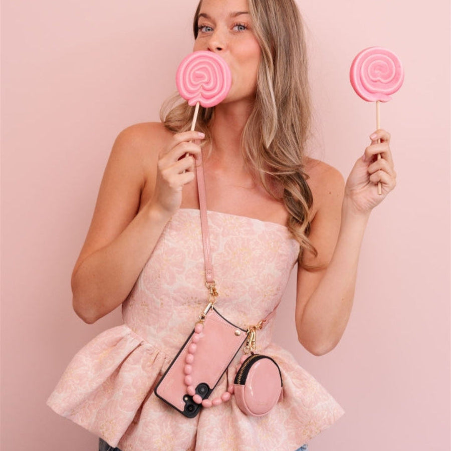 Mini Handytasche Emma | Gloss Pink