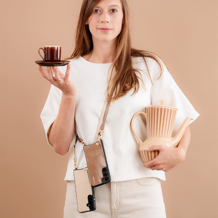 Telefoonkoord | Slimline | Mocha