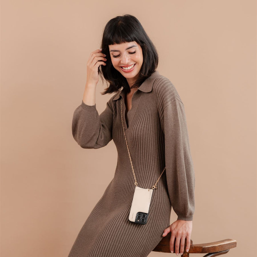 Spanisches Kettenset | iPhone | Vanille
