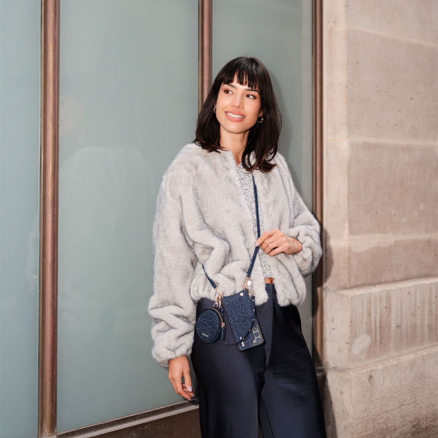 Samsung Case | Denim Glitter