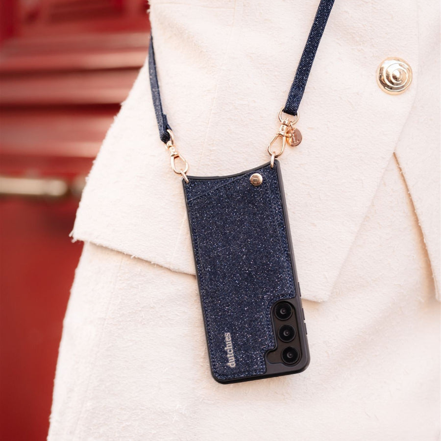 Samsung Case | Denim Glitter