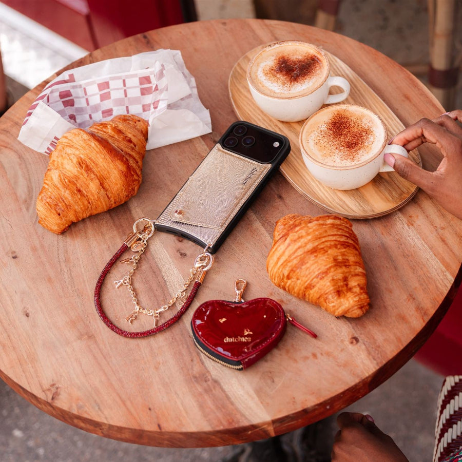 Mini Handytasche Sarah | Gloss Rot