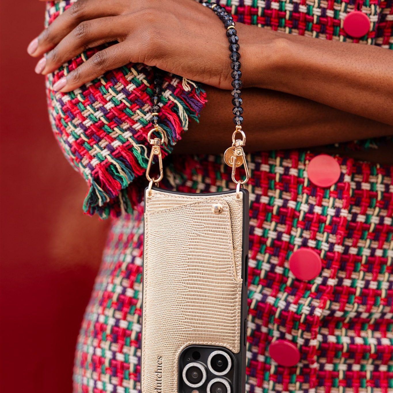 Phone Charm | Beaded | Grace