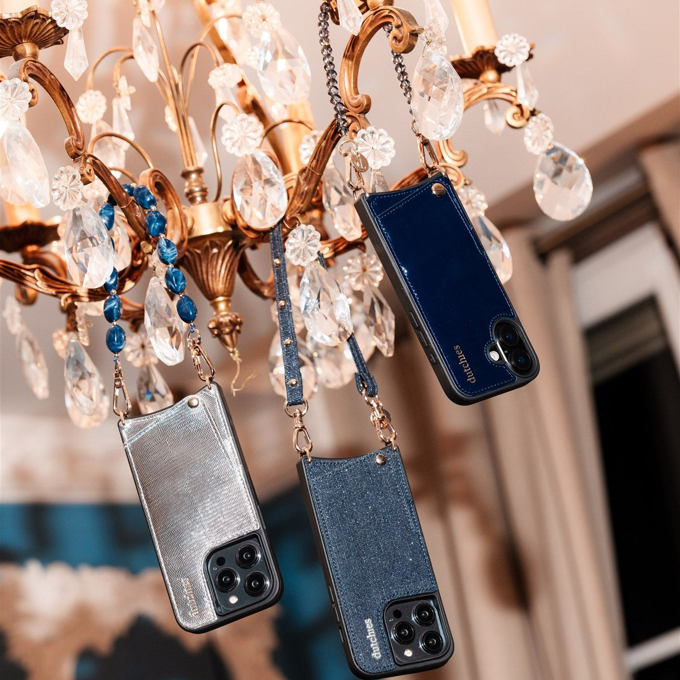 iPhone Case | Denim Glitter