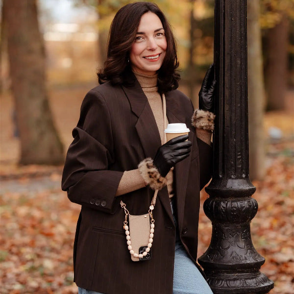 Phone Charm | Beaded | Gwen