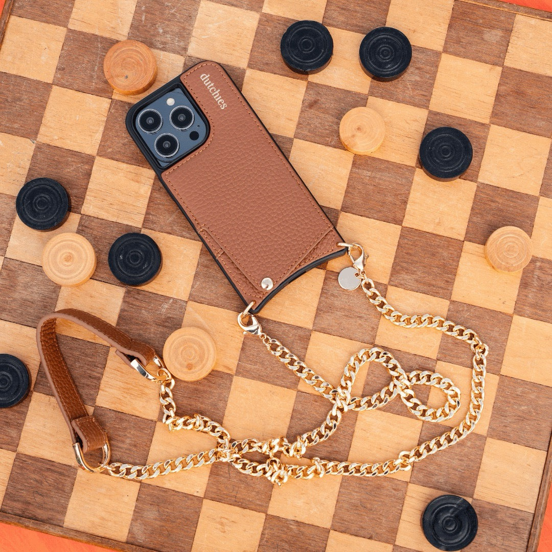 French Chain Set | iPhone | Brown