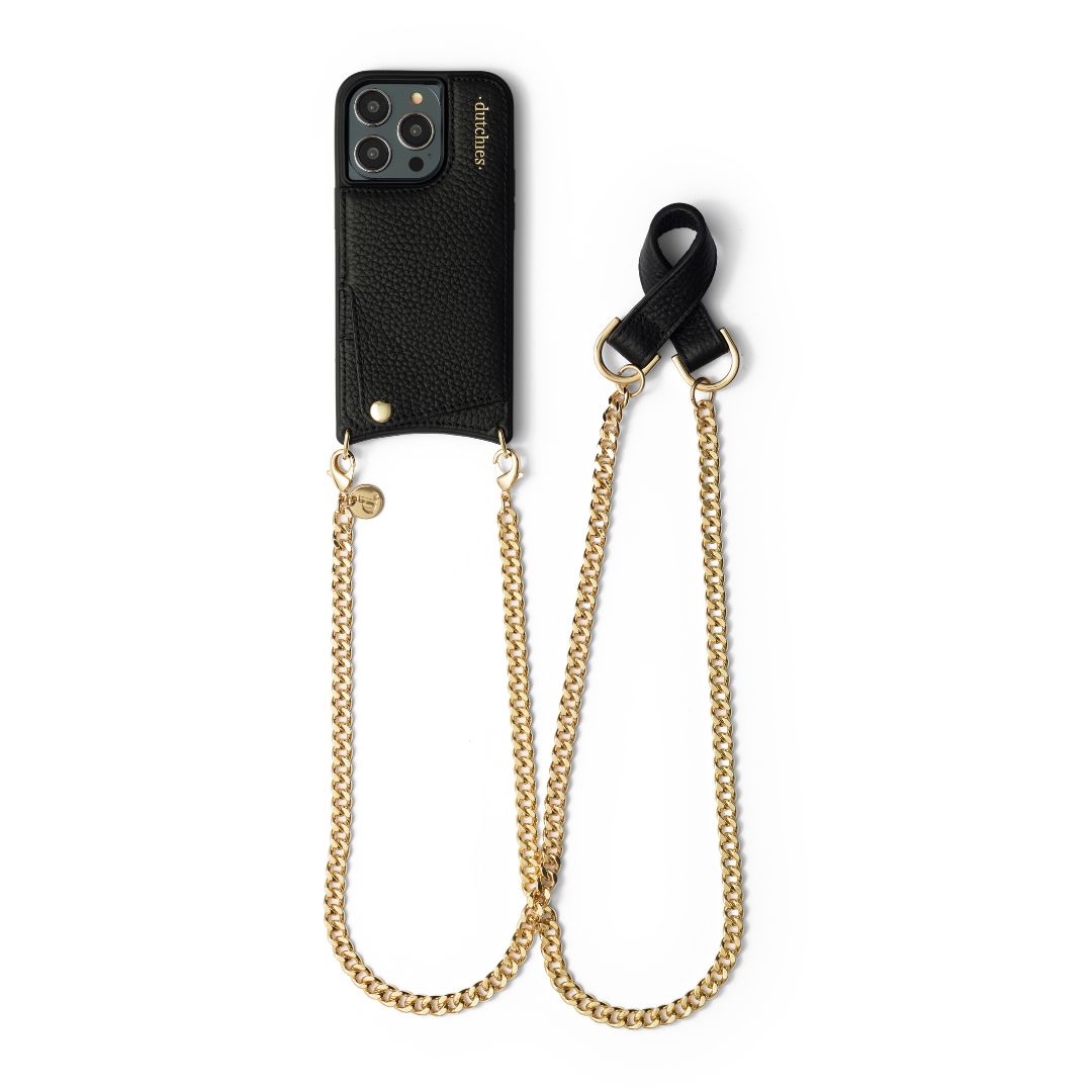 French Chain Set | iPhone | Black