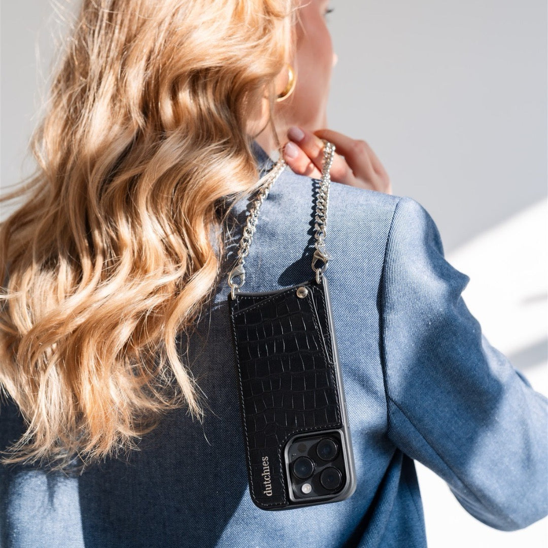 Deluxe Set | iPhone | Noir | Zilver