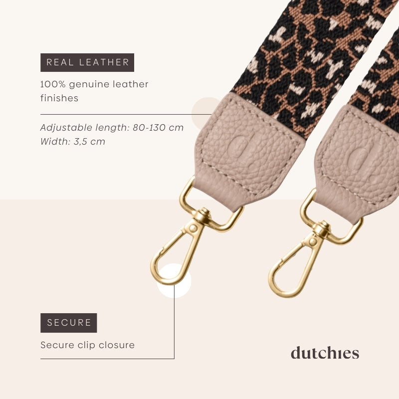 African Leopard Strap | Beige