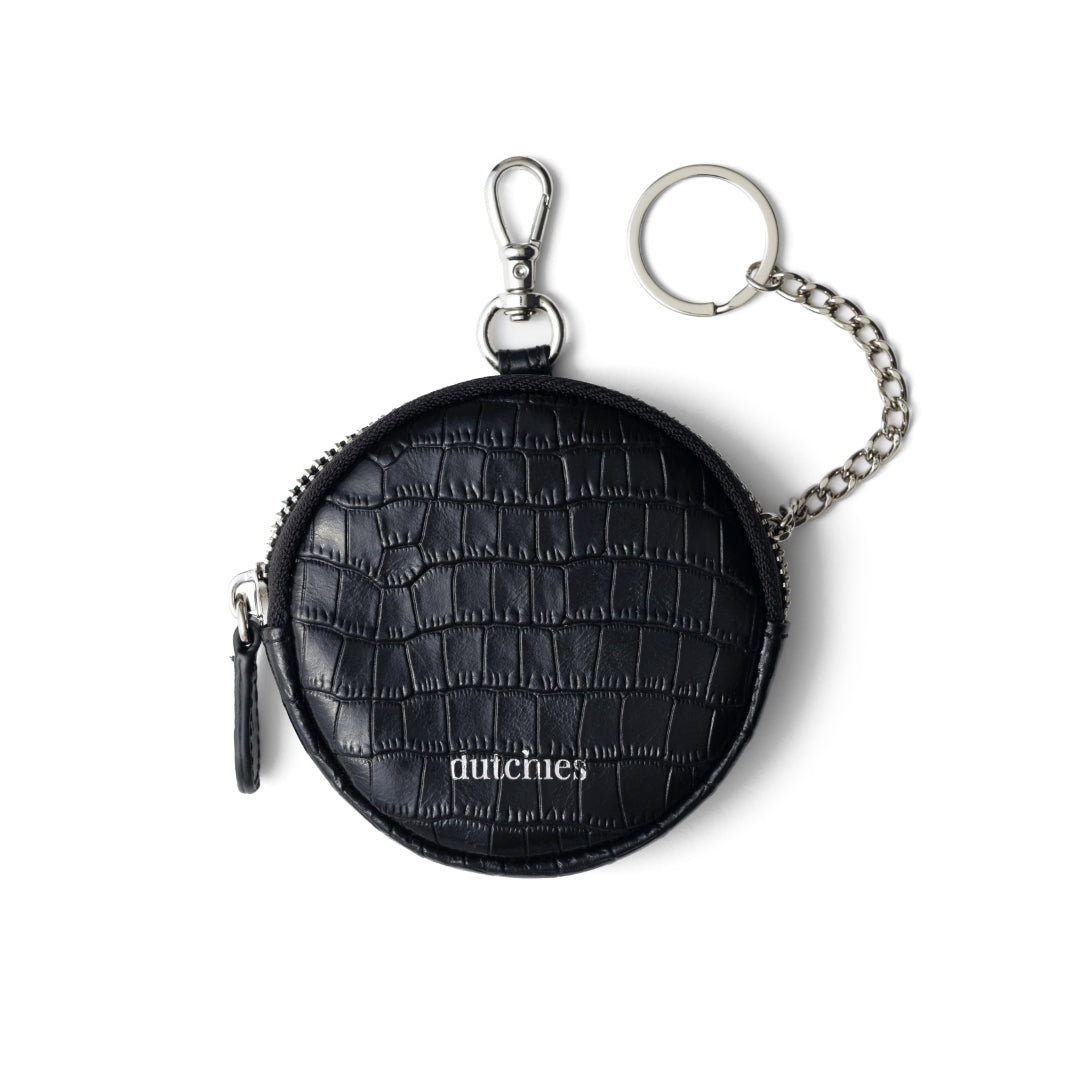 Mini borsa del telefono Emma | Noir | Argento