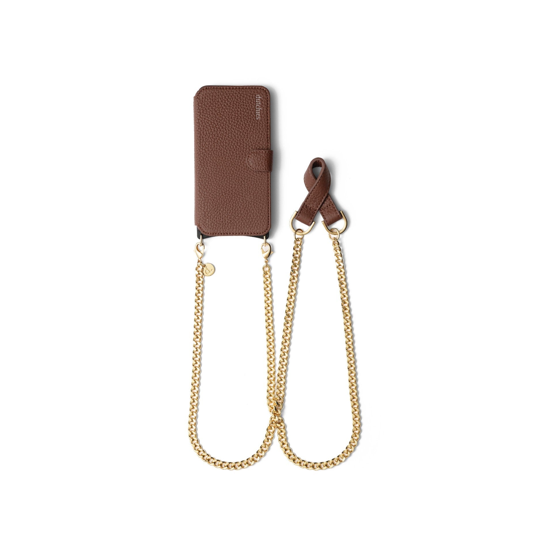 French Chain Set | iPhone Wallet | Brown
