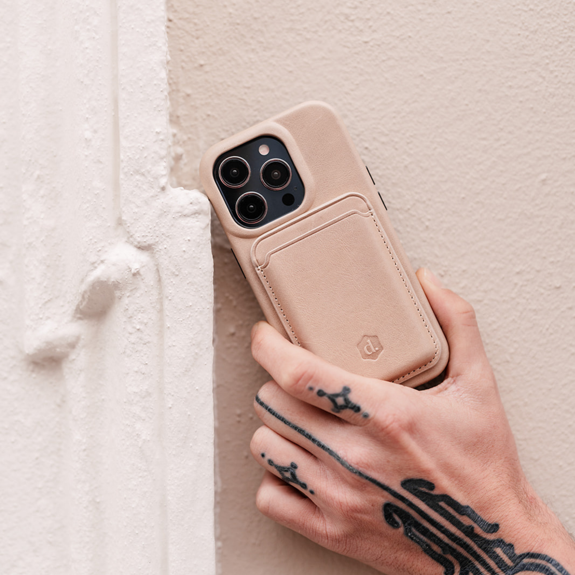Magsafe Wallet | Men | Beige | Dutchies