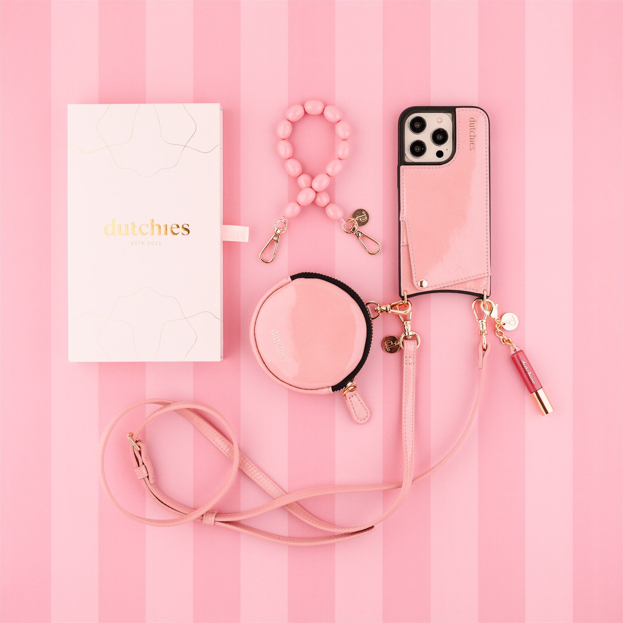 Luxury Set | iPhone | Gloss Pink