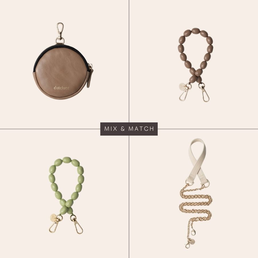 Mix and match fashionable phone accessories including straps and holders, perfect for your iPhone Case | Vanilla.