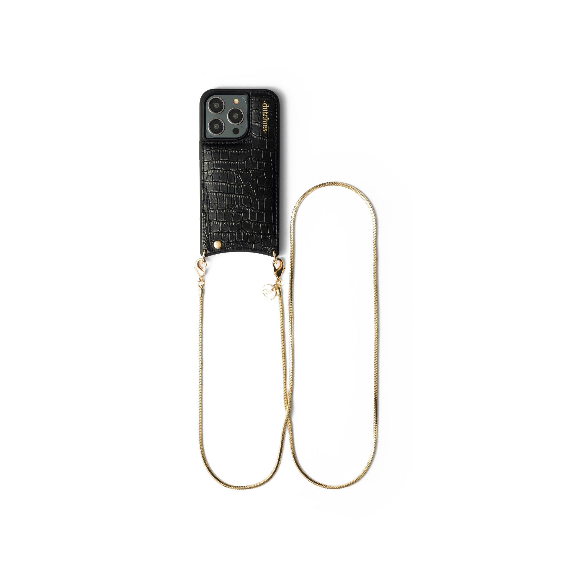 Indian Chain Set | iPhone | Noir | Gold
