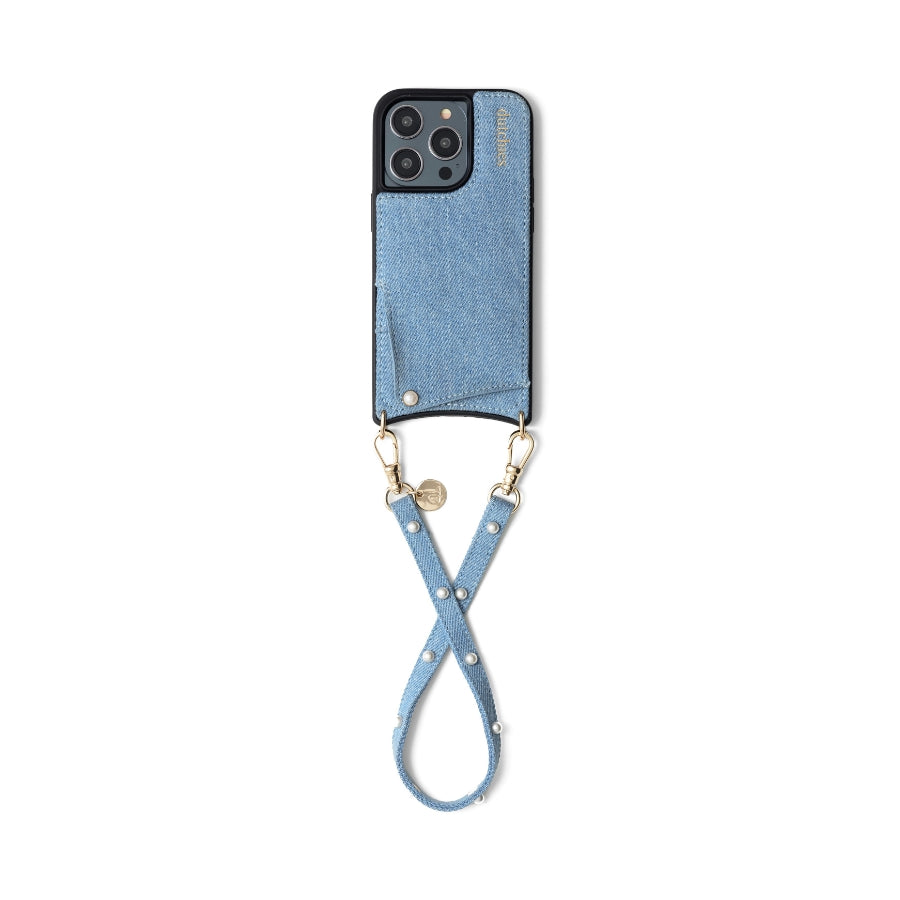 Ciondolo per telefono | Slimline | Denim