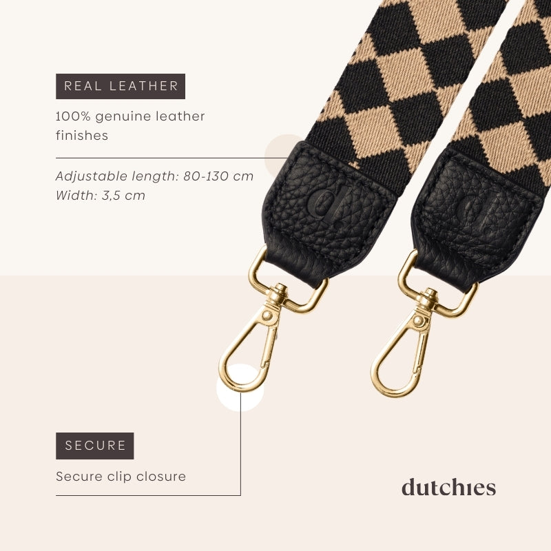 CrissCross Set | iPhone | Noir | Gold