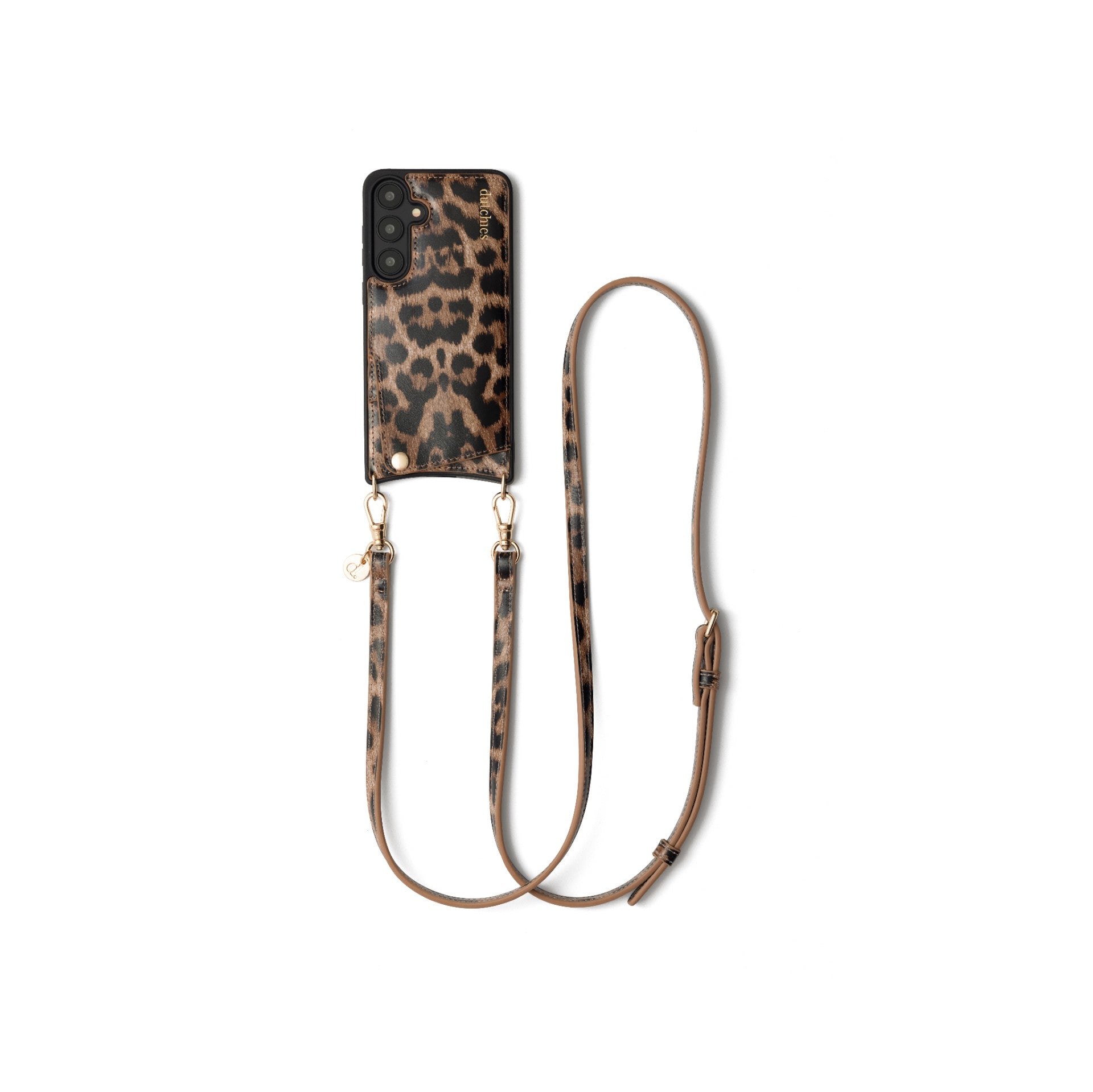 Classic set | Samsung | Leopard - Stylish leopard Samsung case with slimline strap for convenience.