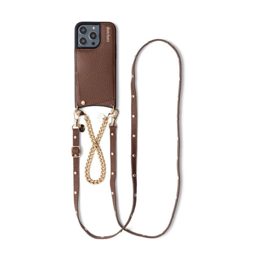 Ensemble deluxe | iPhone | Marron