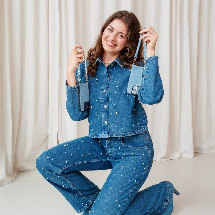 Charm Set | iPhone | Denim