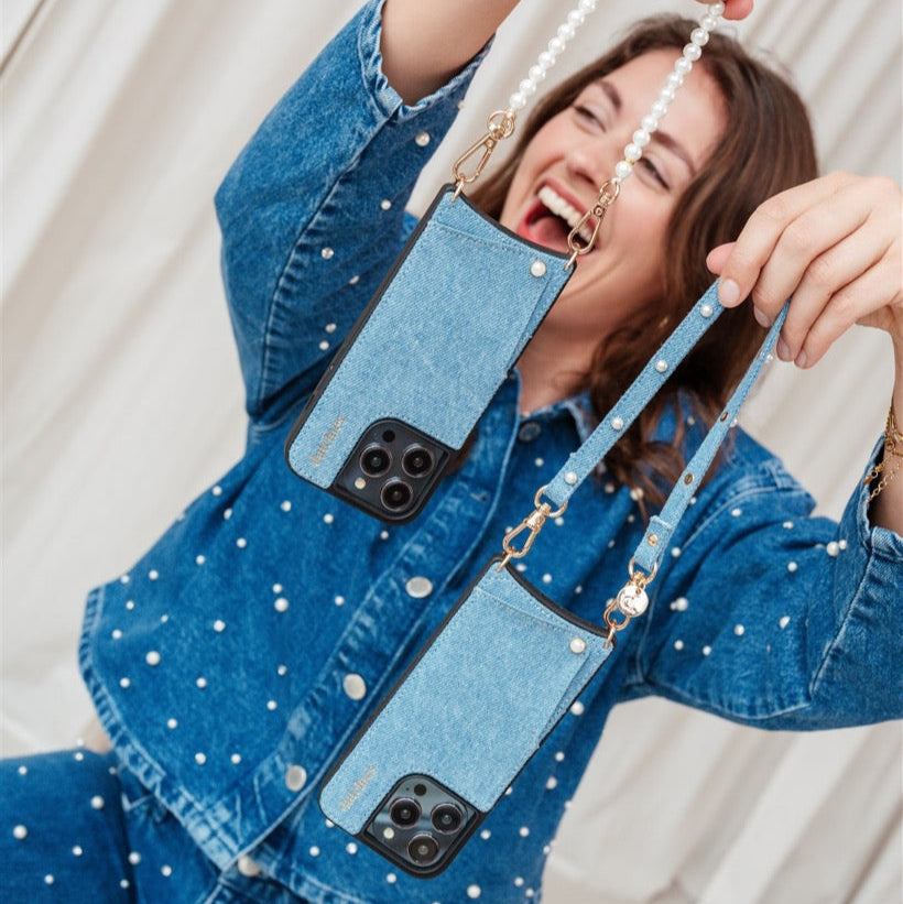 Charm Set | iPhone | Denim