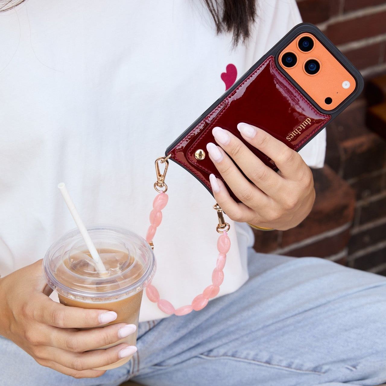 Phone Charm | Beaded | Rosie