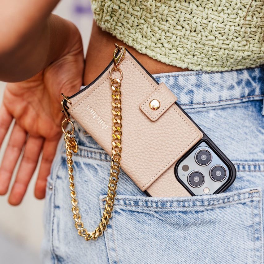 Magsafe iPhone set Crisscross| Beige Sinco