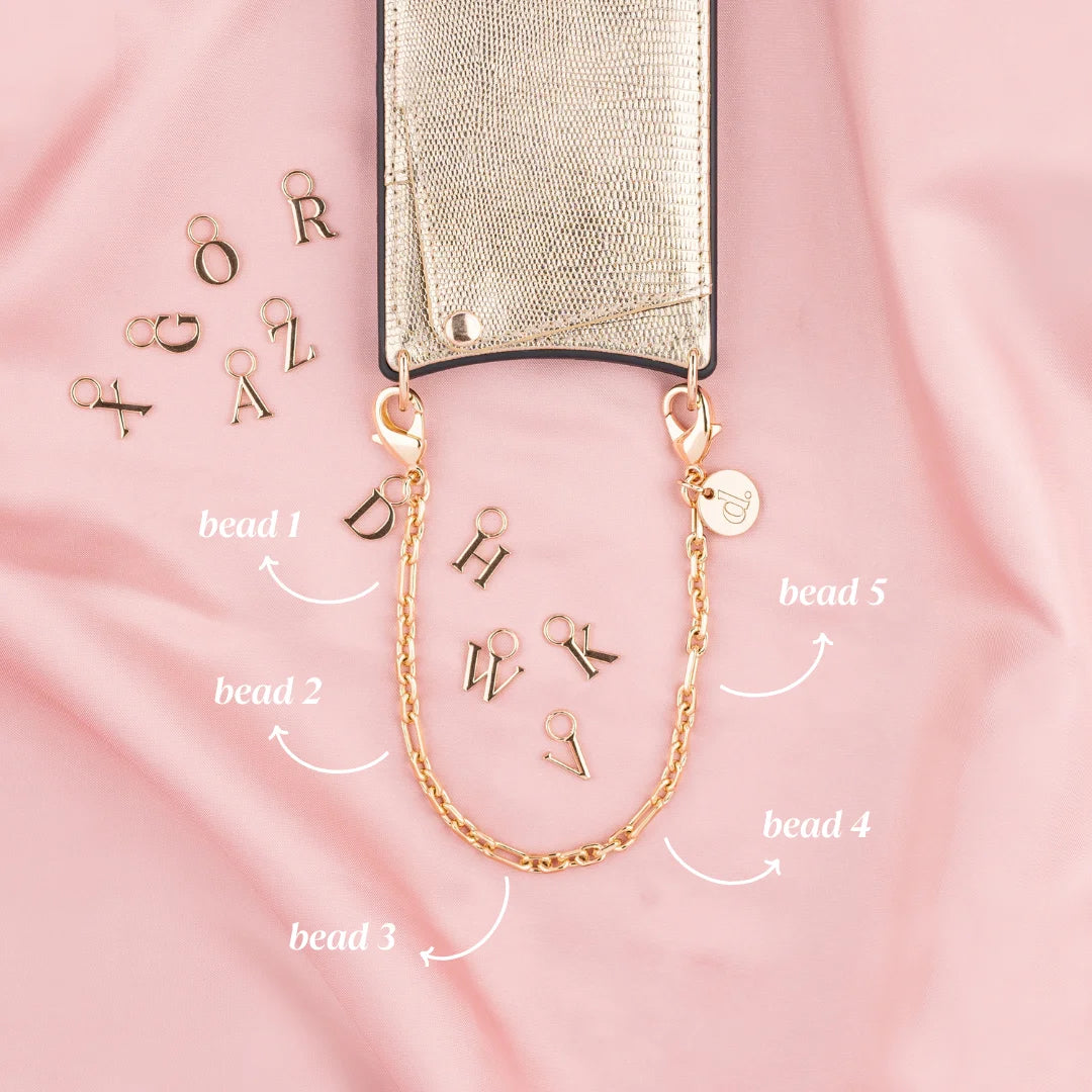 Mobilvedhæng | Guld | Dutch Bandolier