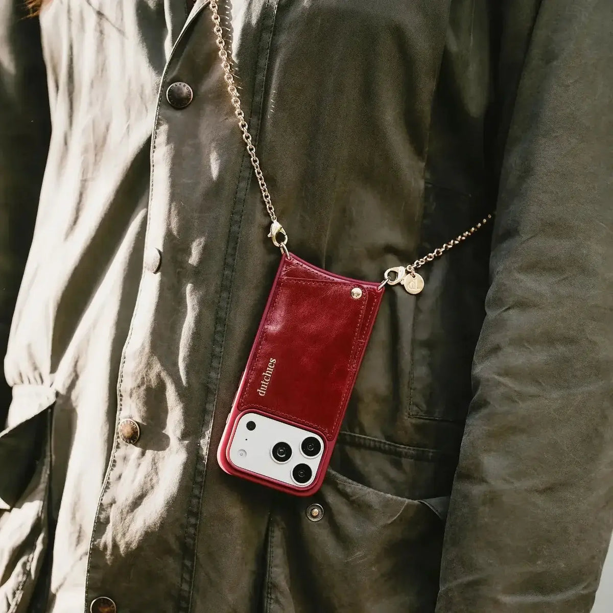 Spanish Chain Set | iPhone | Raspberry Red
