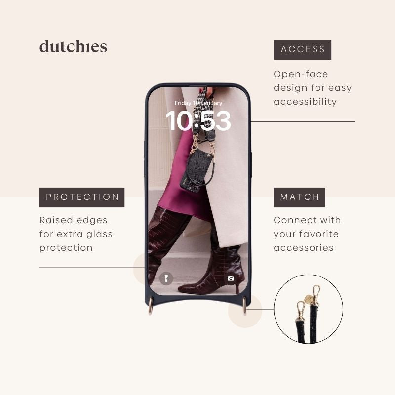 Samsung Case | Noir | Gold
