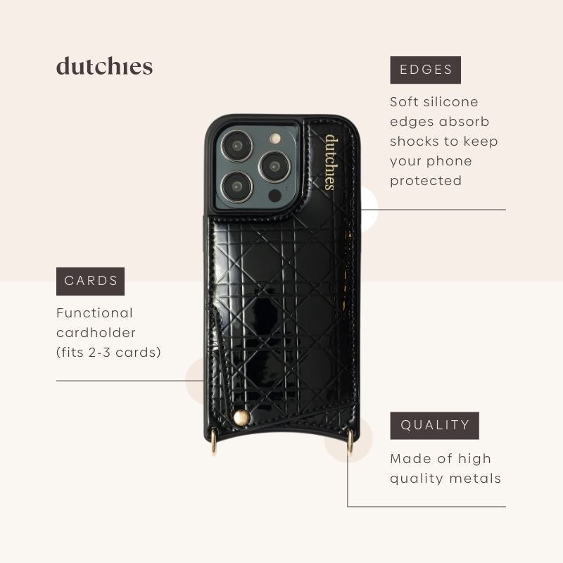 Spanish Chain Set | iPhone | Gloss Black