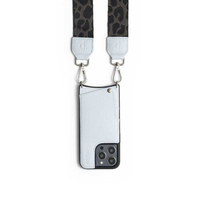 Phone Strap | Grey Leopard | Ice