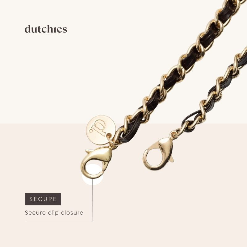 Phone Chain | Italian | Chocolate Brown