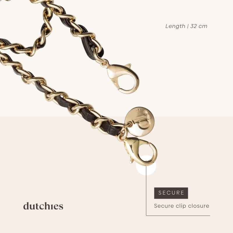 Phone Charm | Italian | Chocolate Brown