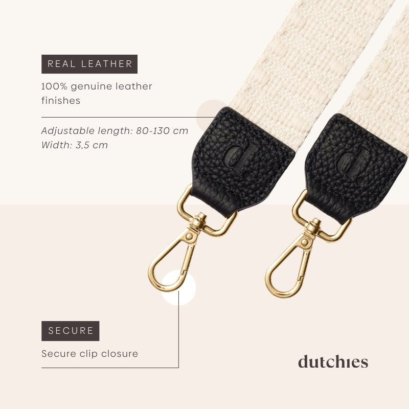Latte Knit Strap | Schwarz