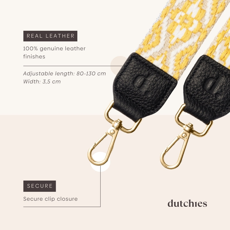 Cinturino Giallo Marocchino | Nero