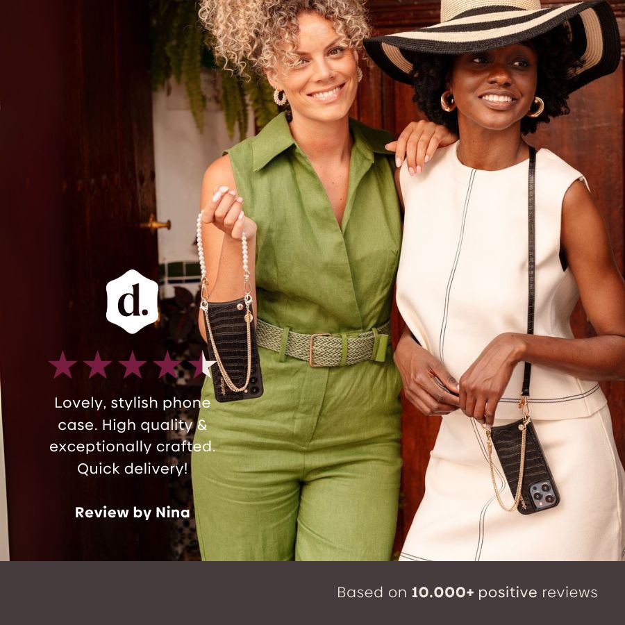 Custodia per iPhone | Noir | Oro