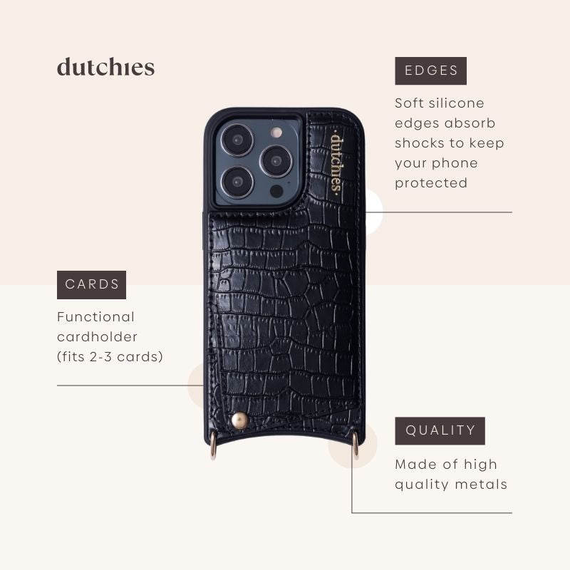 Classic Set | iPhone | Noir | Goud