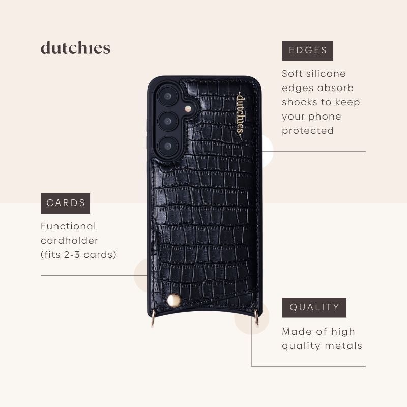 Samsung Case | Noir | Gold