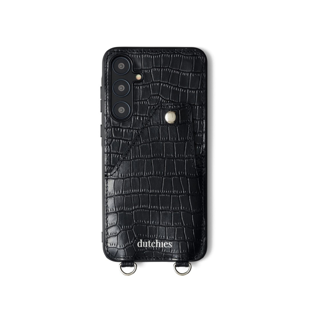 Samsung Case | Noir | Silver