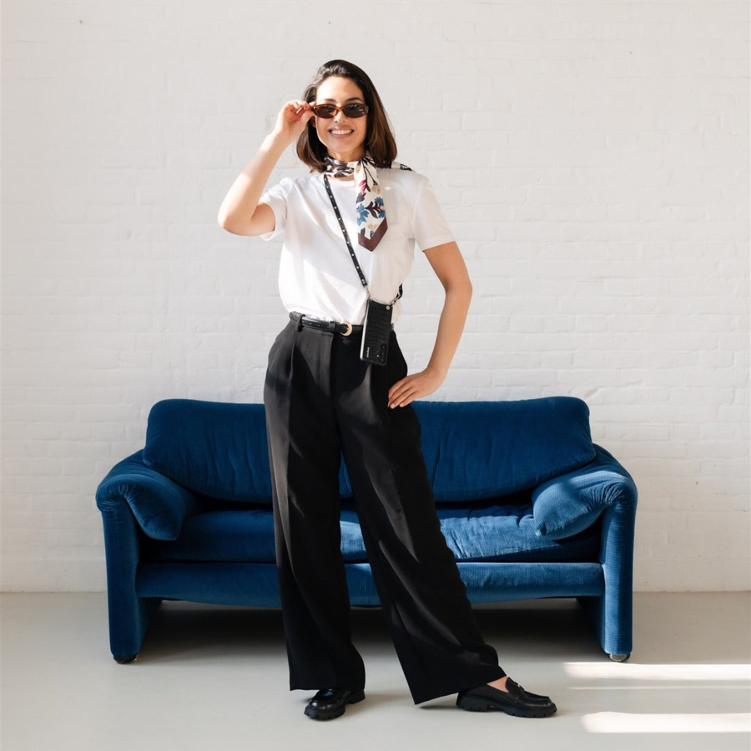 Telefonriemen | Slimline Studs Silber | Noir