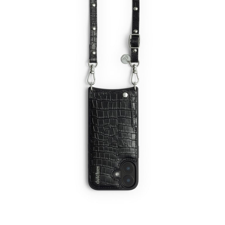 Slimline | Strap Studs | Noir | Silver