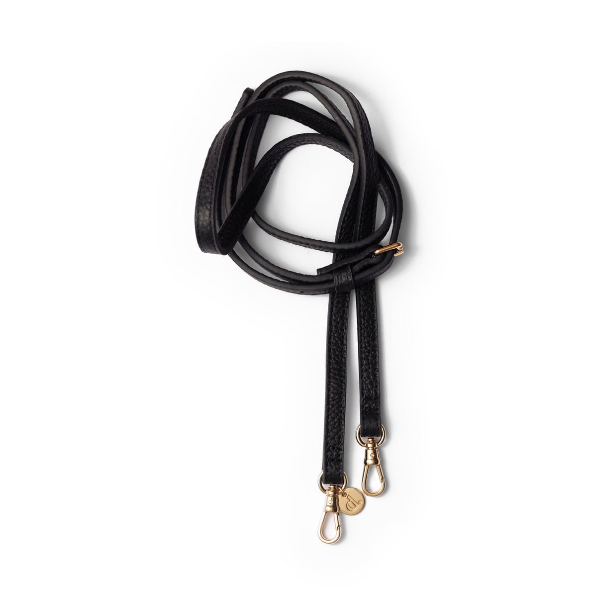 Phone Strap | Slimline | Black, stylish and practical leather strap for hands-free carrying.